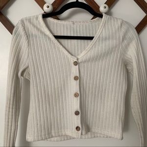 Rib Knit Cardigan